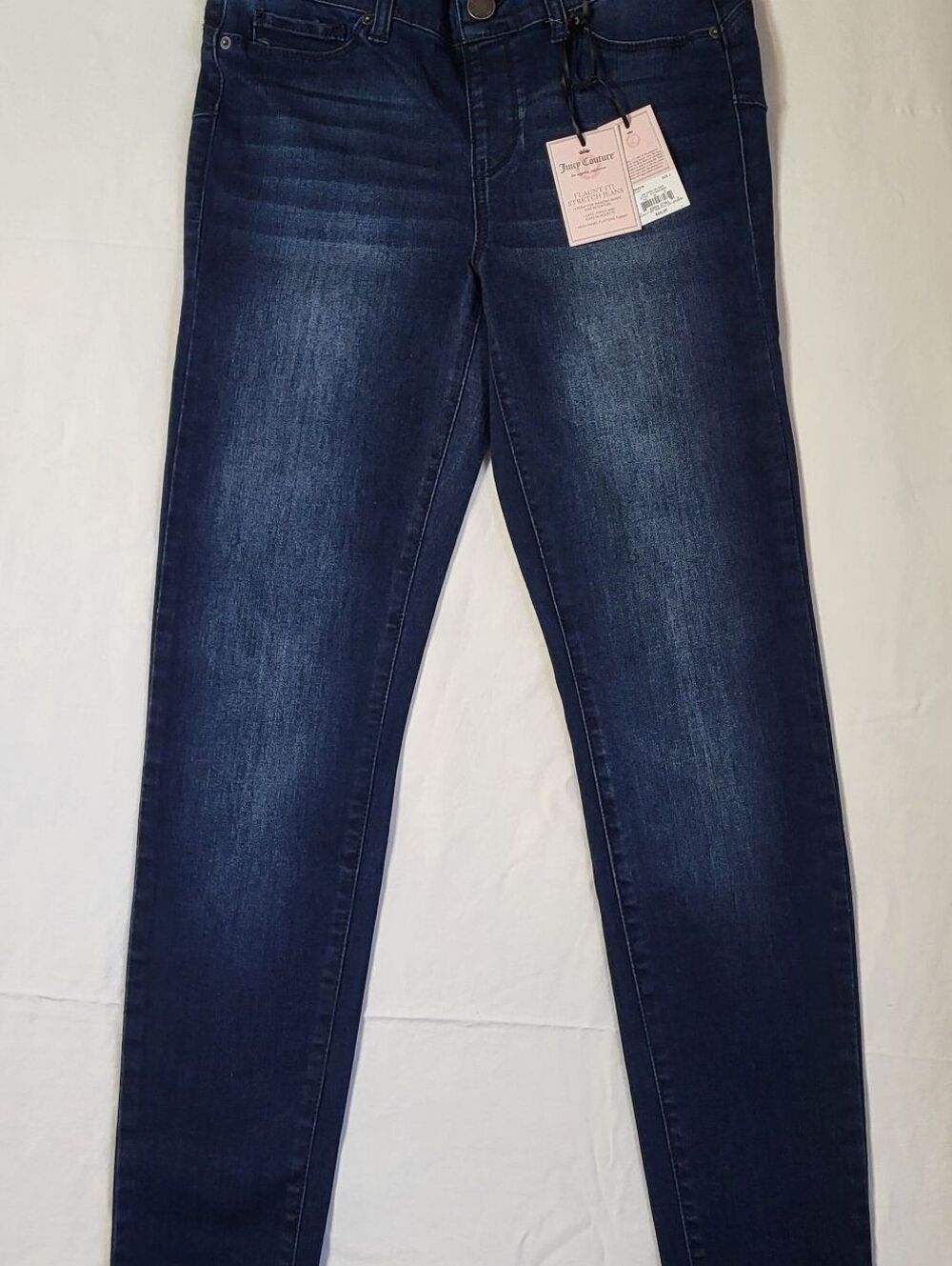NWT Juicy Couture Flaunt It Stretch Jeans Size 2 Dark Wash Skinny Fit